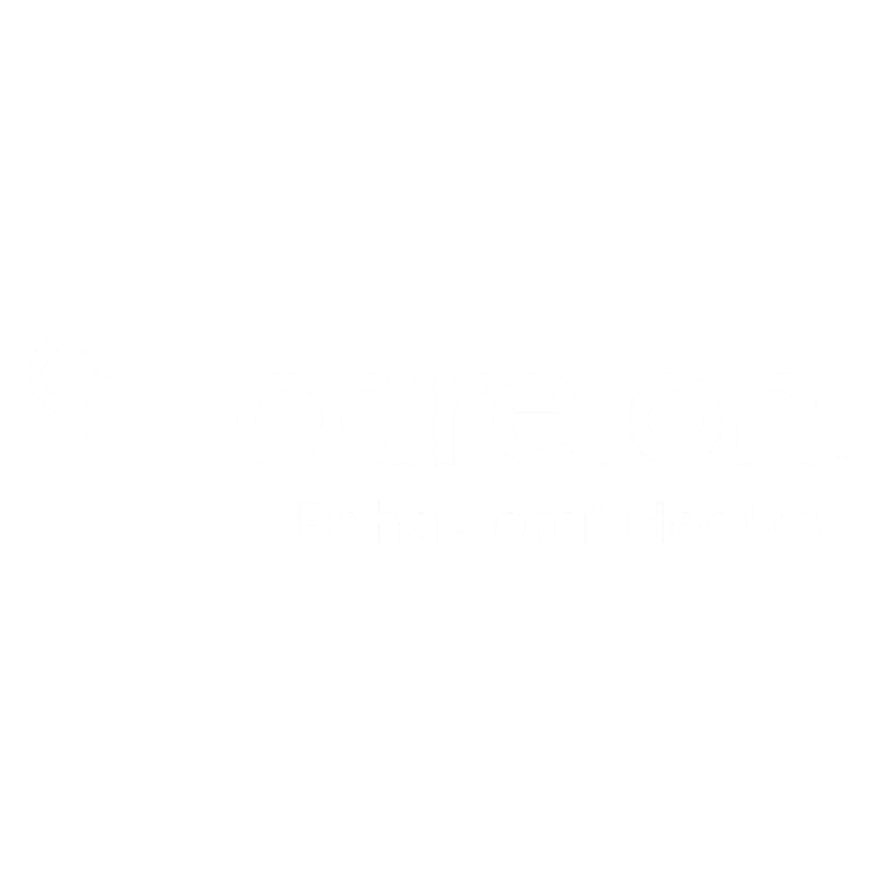 Carelon Behavioral Health logo for Rediscovered Psychiatry, with a simple abstract symbol on the left and bold company name to the right.